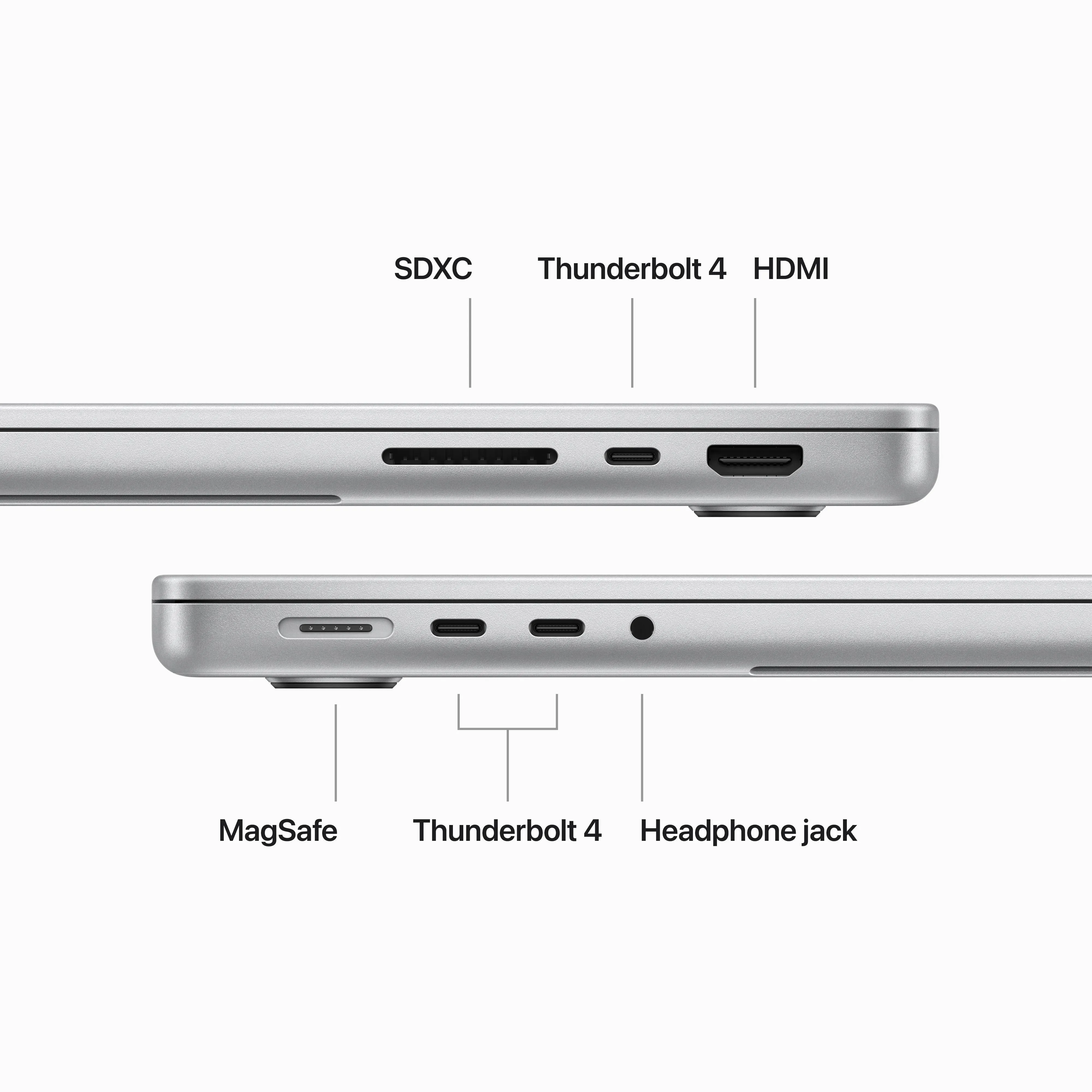 14-inch MacBook Pro: Apple M3 Pro chip with 12‑core CPU and 18‑core GPU, 1TB SSD - Silver