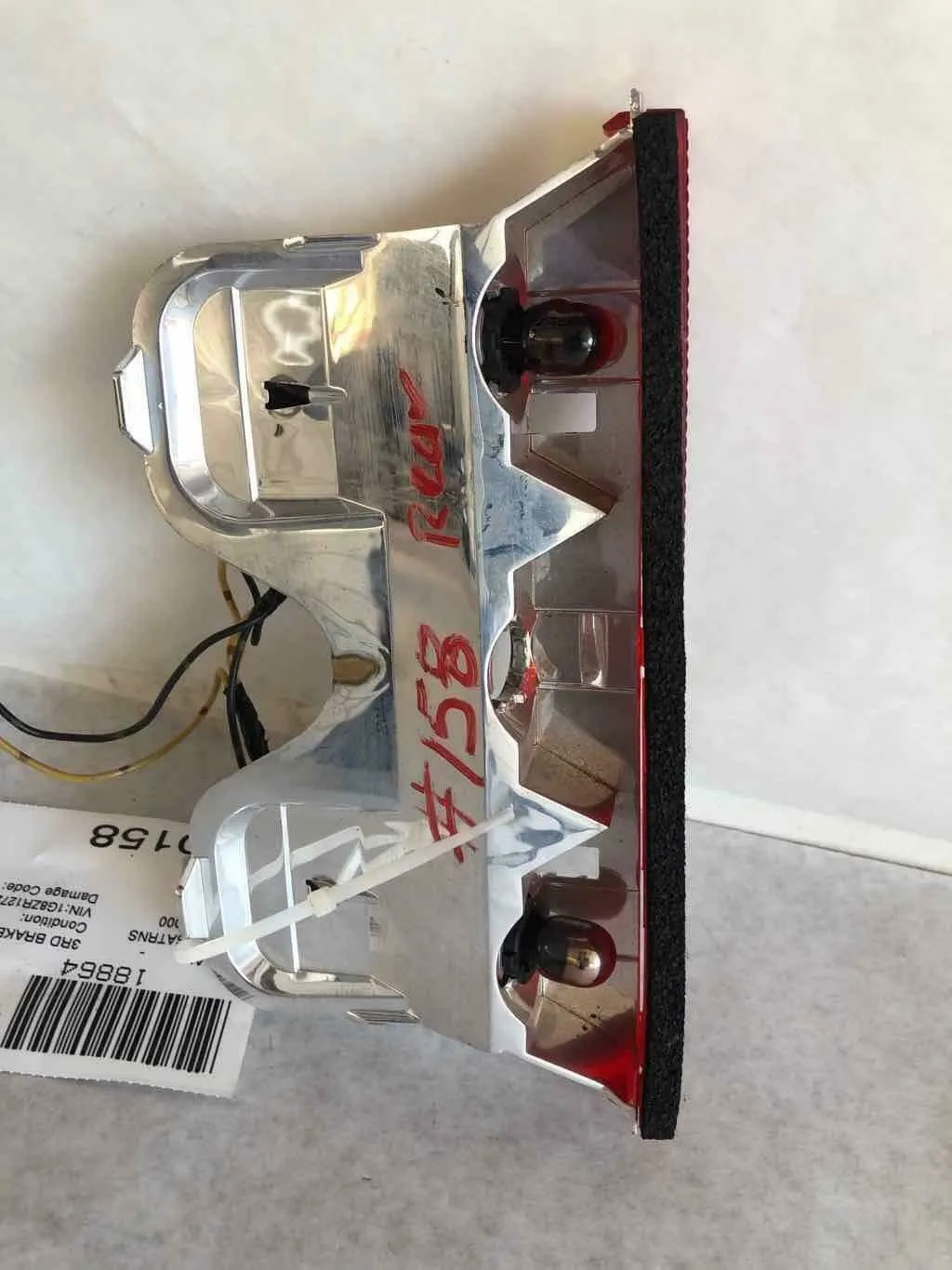 2000 SATURN S SERIES SC2 Emergency Third 3rd Brake Light Avoidance Lamp OEM