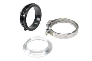 3.5" V-Band w/ Quick Release Clamp / Weld Flange for ICON 102mm Black