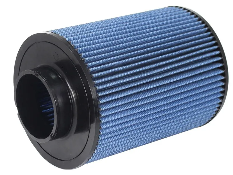 aFe Power Magnum FLOW Pro 5R Air Filter Element - 8-1/2" Base - 8-1/2" Top - 11" Tall - 4" Flange - Reusable Cotton - Blue - Universal
