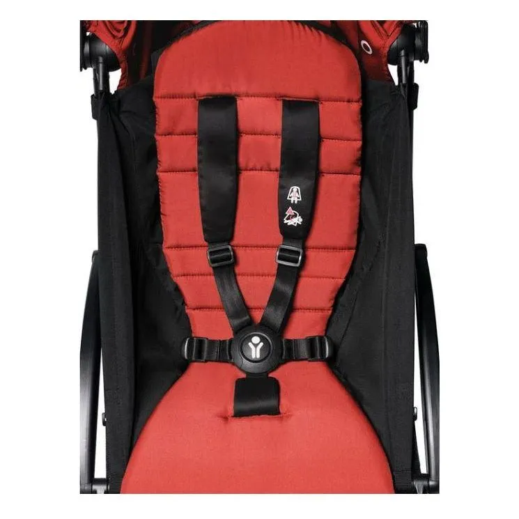 BABYZEN YOYO² Travel System - Red bundle (car seat   fabric pack with frame)