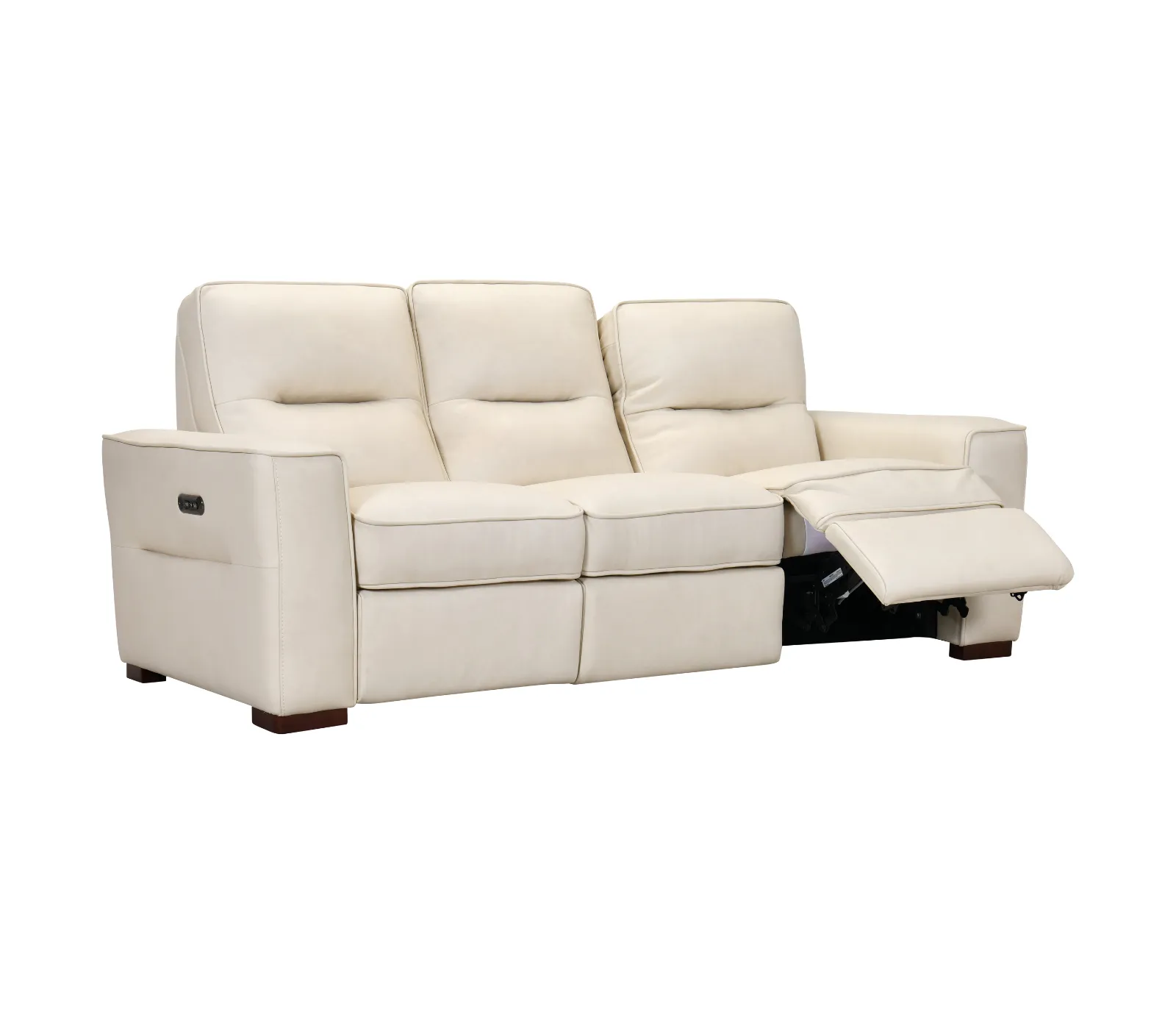 Balboa Sofa - Power Reclining w/ Power Headrests - Chalk Leather