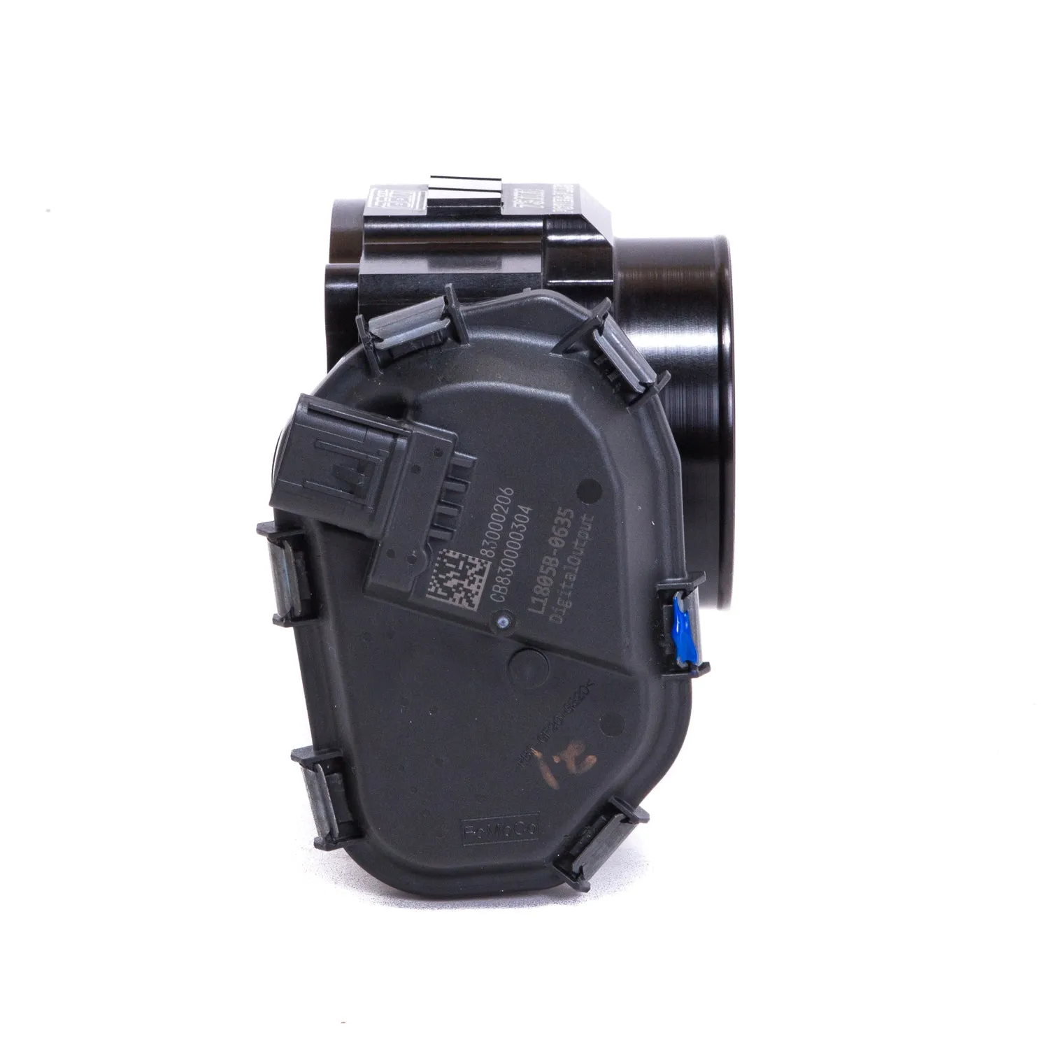 BBK Performance Parts 1924 2017-2023 FORD F150 RAPTOR 3.5L ECOBOOST 73MM BLACK BILLET SERIES THROTTLE BODY.
