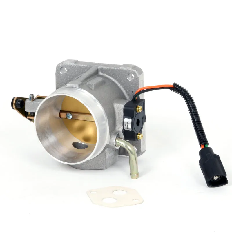 BBK Performance Power Plus Throttle Body Stock Flange 70 mm Single Blade Aluminum - Natural