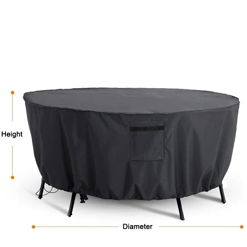 Black Outdoor Furniture Cover