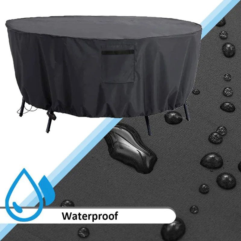 Black Outdoor Furniture Cover