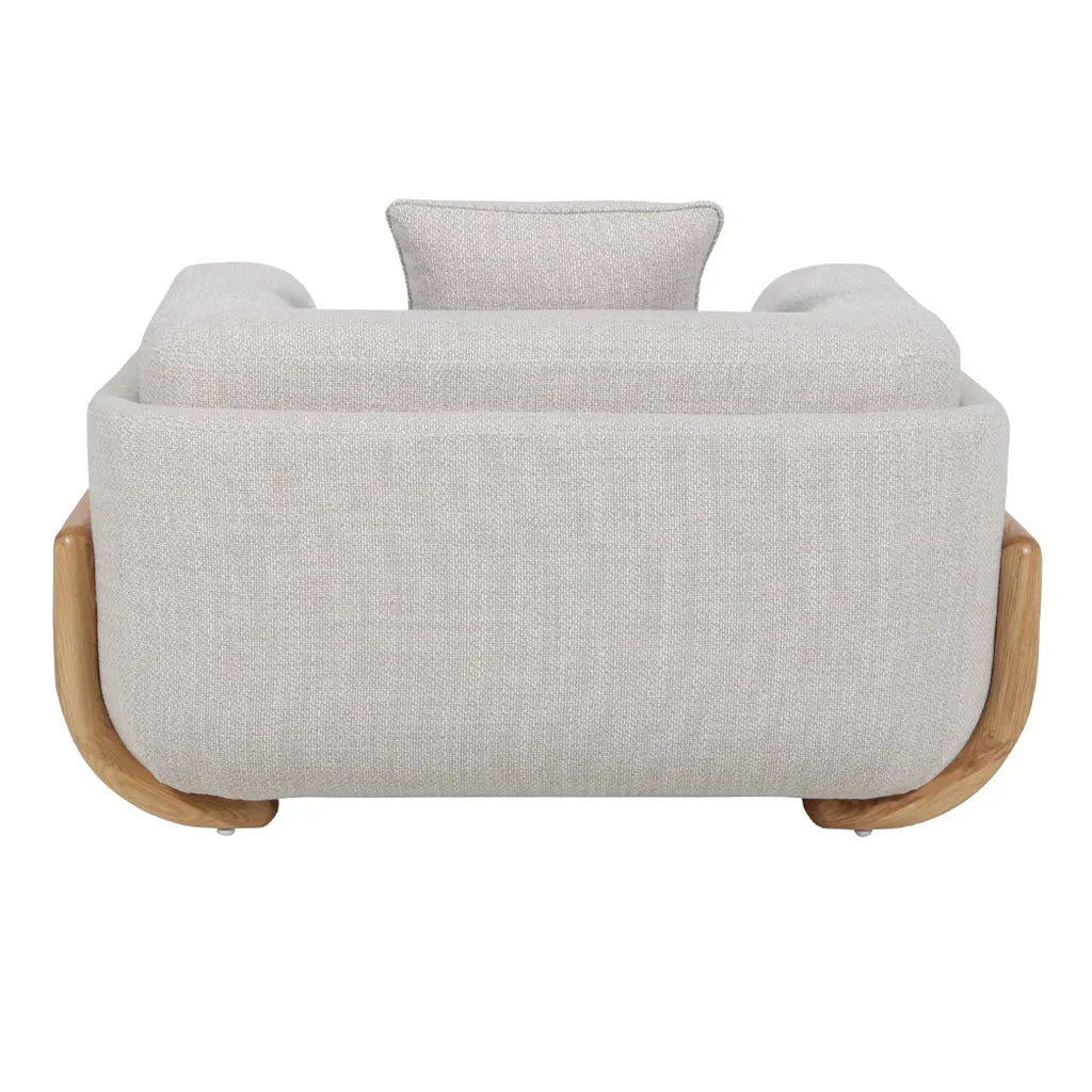Block Armchair - Beige Linen