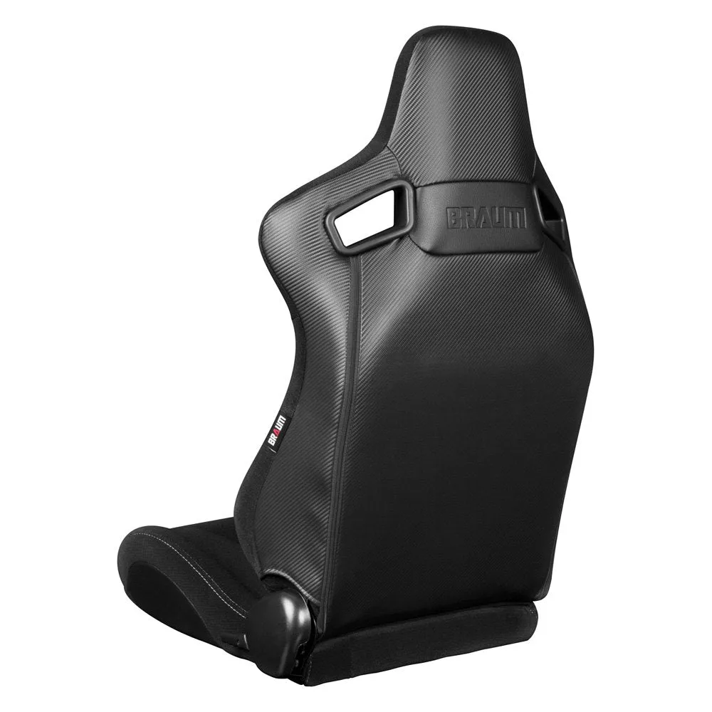 BRAUM Elite Sport Seats (Reclining - Black Jacquard Cloth) BRR1-BFGS