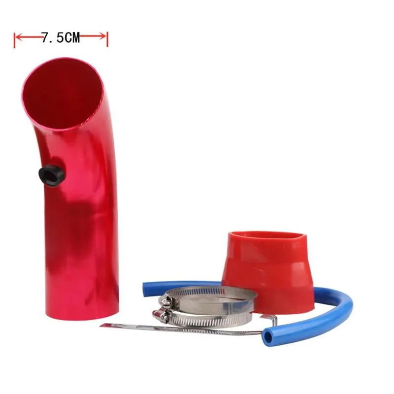 Car Cold Air Intake System Turbo Induction Pipe Tube Kit With Air Filter Cone High Flow Performace Racing