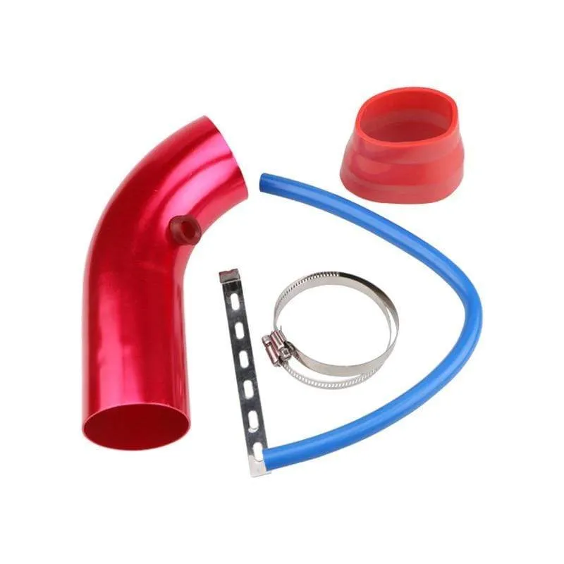Car Cold Air Intake System Turbo Induction Pipe Tube Kit With Air Filter Cone High Flow Performace Racing