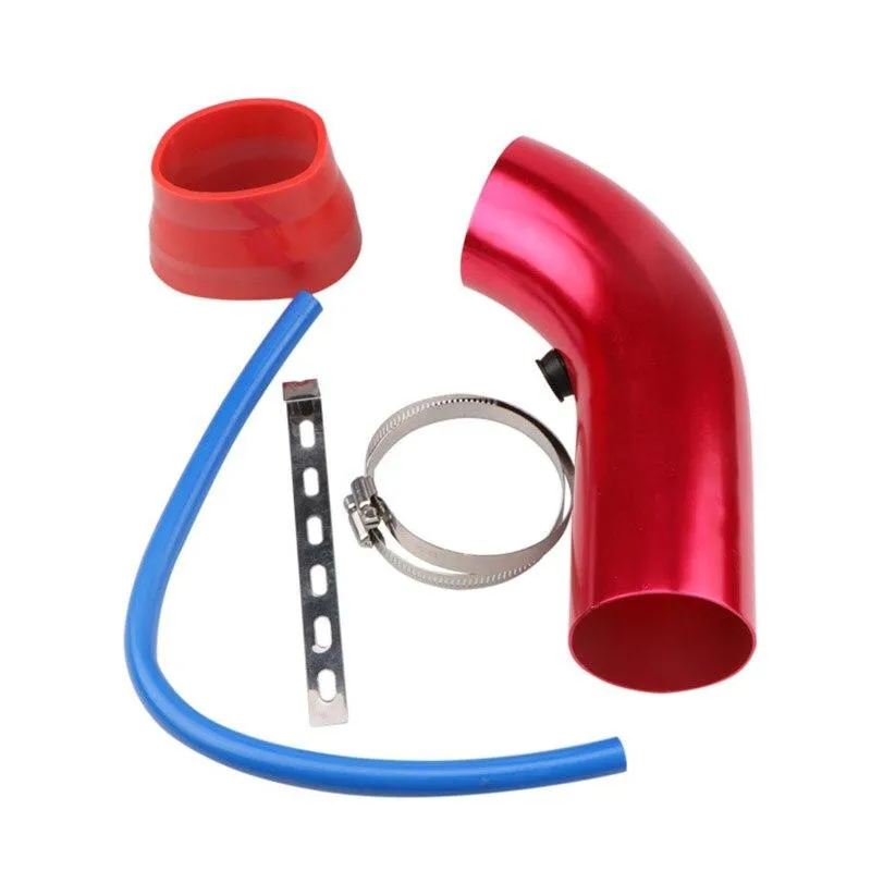 Car Cold Air Intake System Turbo Induction Pipe Tube Kit With Air Filter Cone High Flow Performace Racing