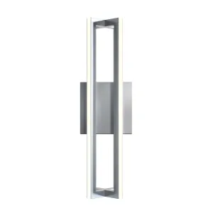 Cass LED Wall Light Satin Nickel finish