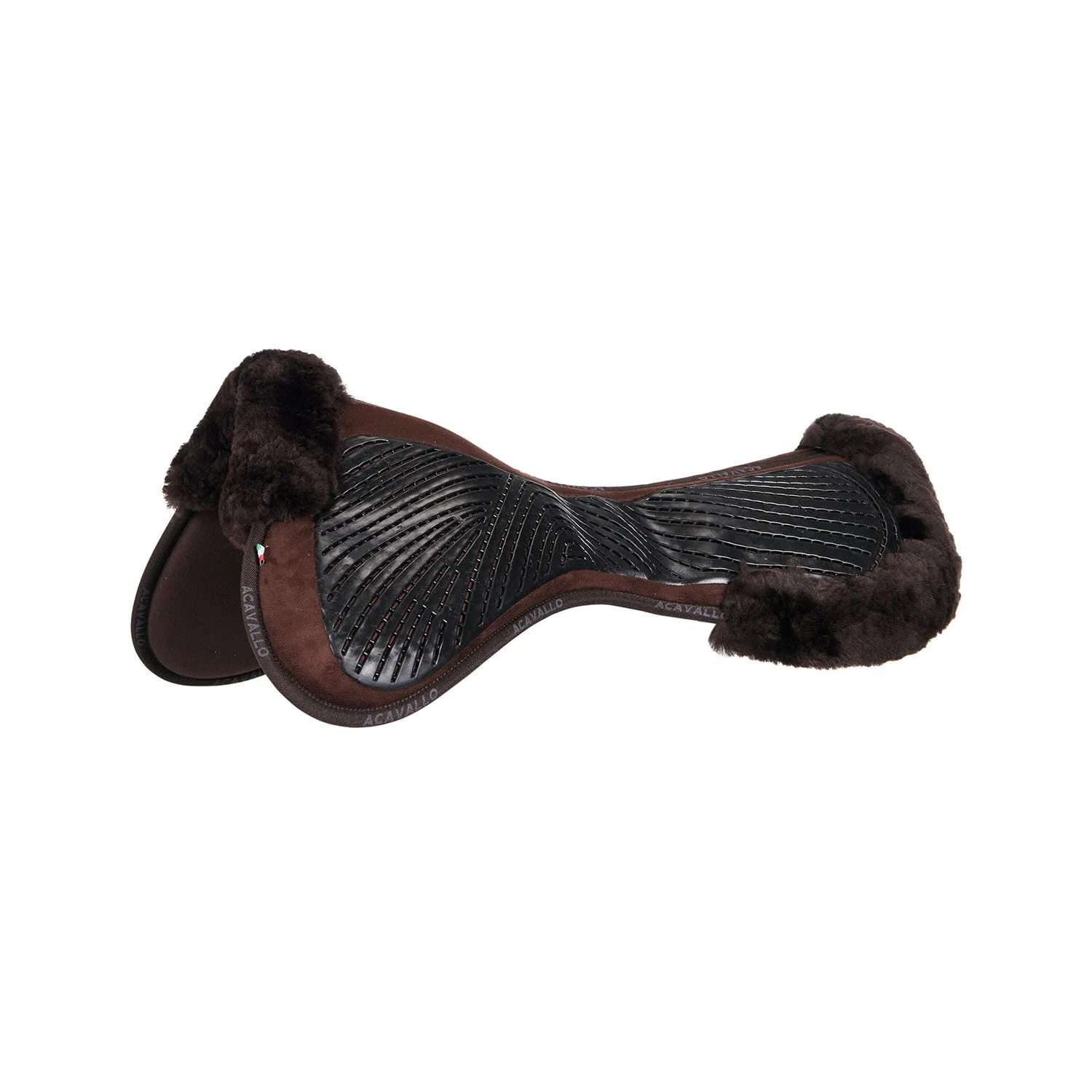 Close Contact Gel & Memory Foam Half Pad with Sheepskin