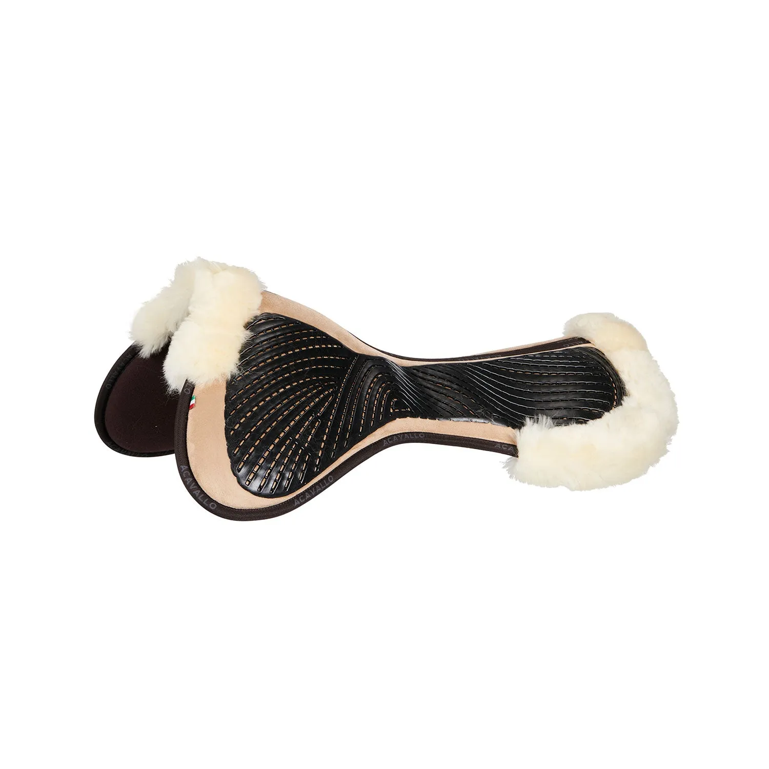 Close Contact Gel & Memory Foam Half Pad with Sheepskin