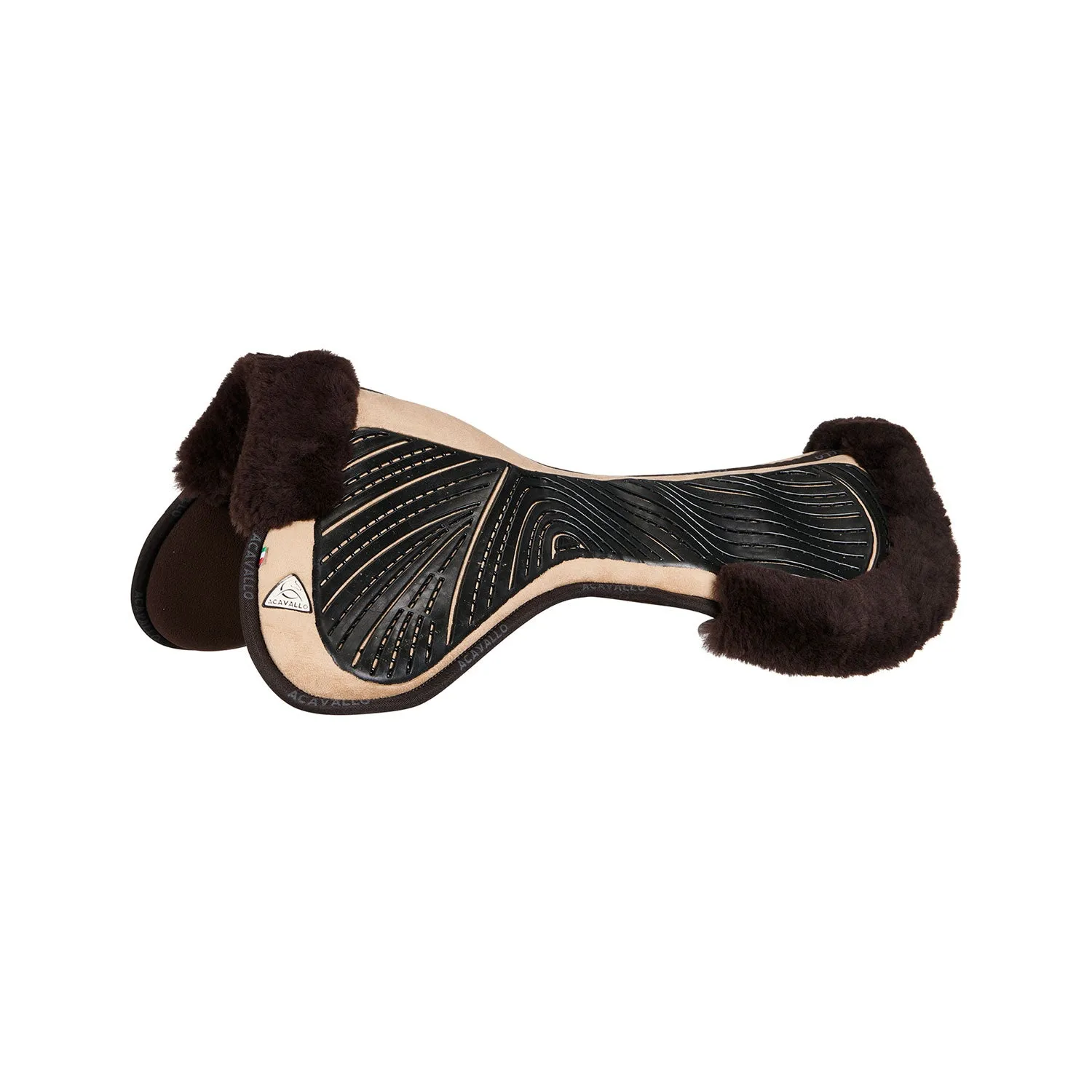 Close Contact Gel & Memory Foam Half Pad with Sheepskin