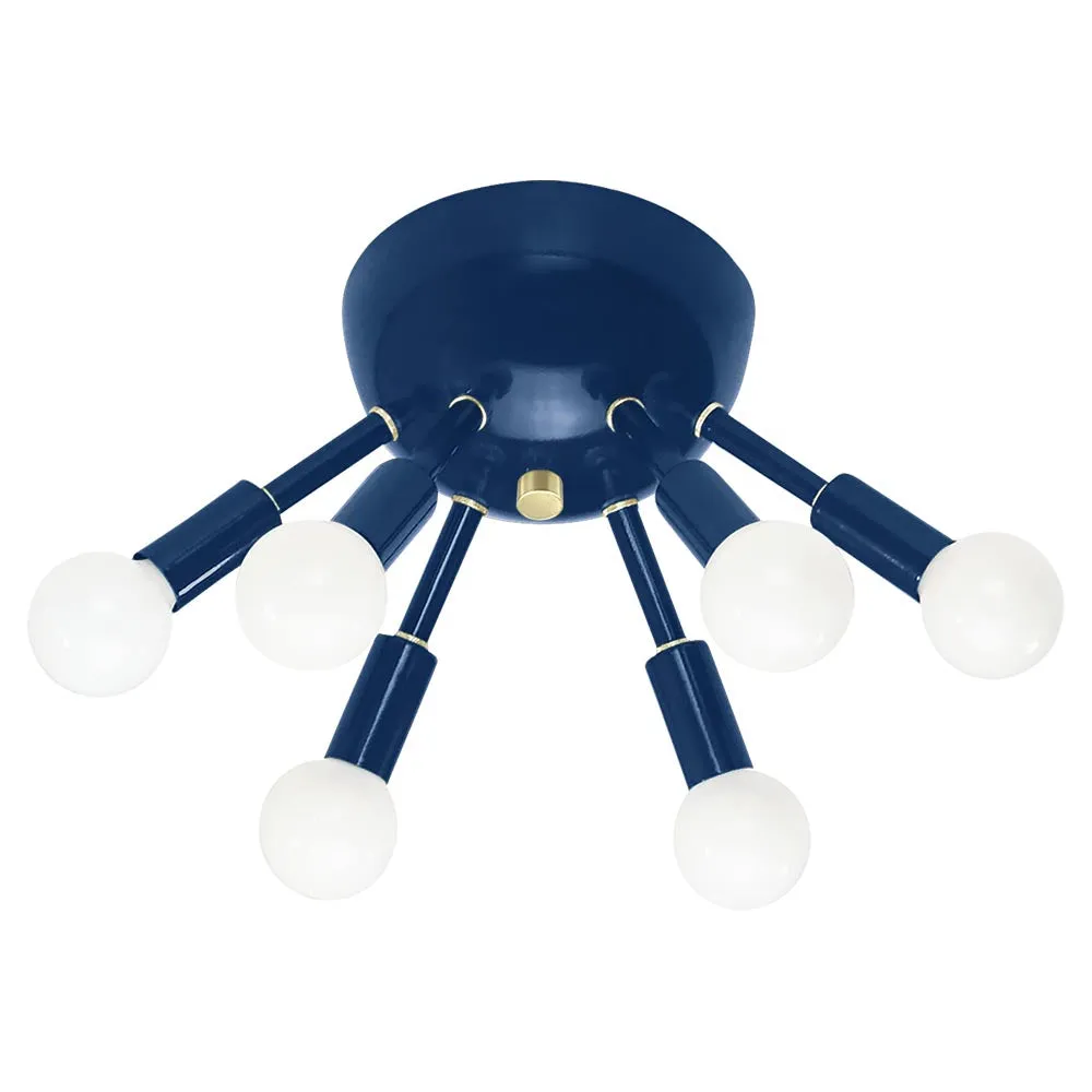 Color Sputnik Flush Mount