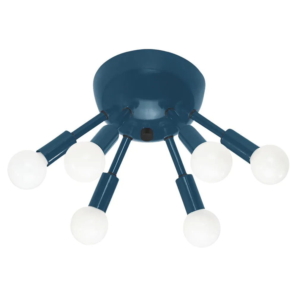 Color Sputnik Flush Mount
