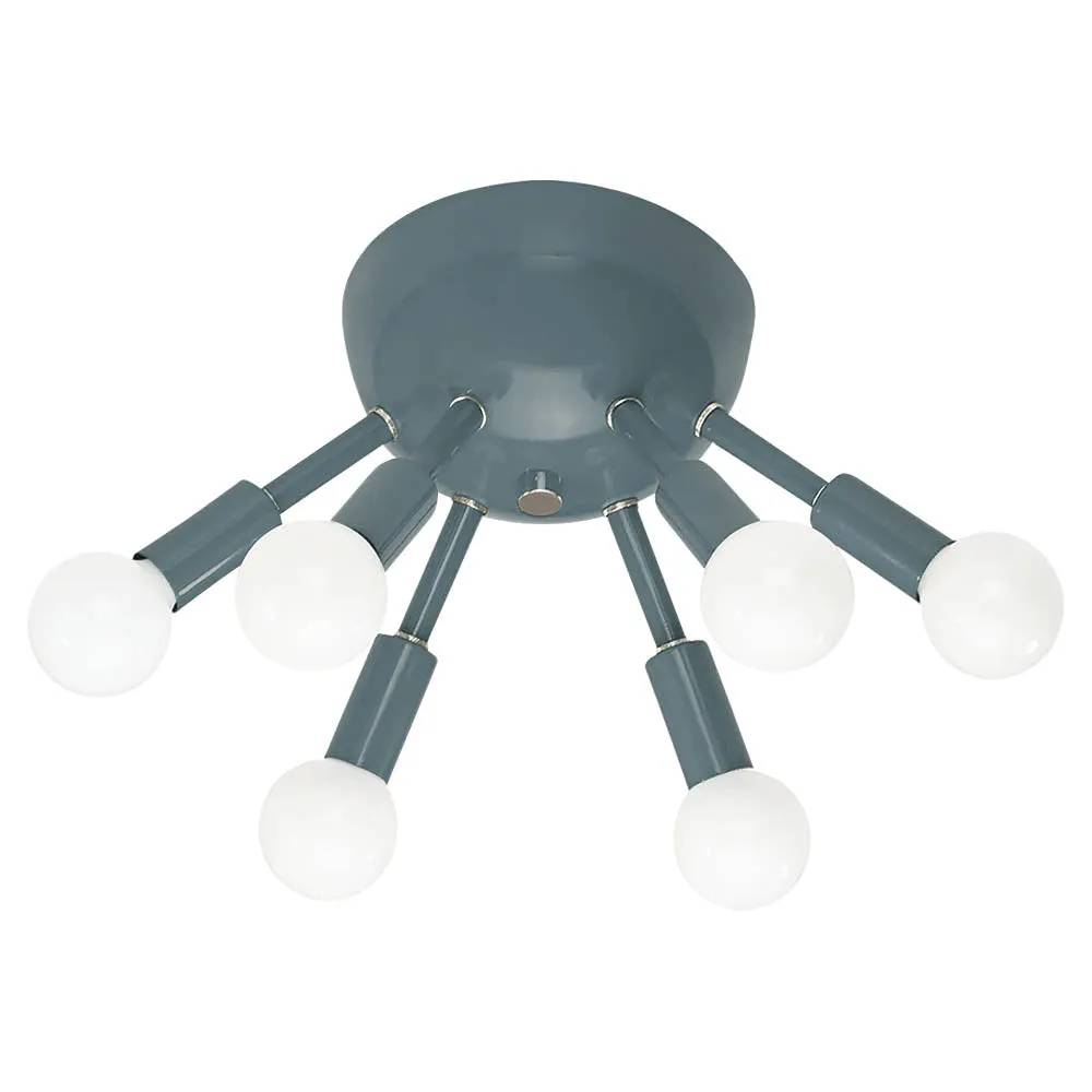 Color Sputnik Flush Mount
