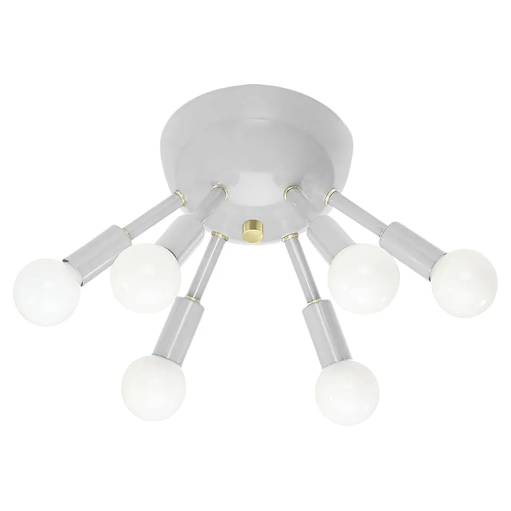 Color Sputnik Flush Mount