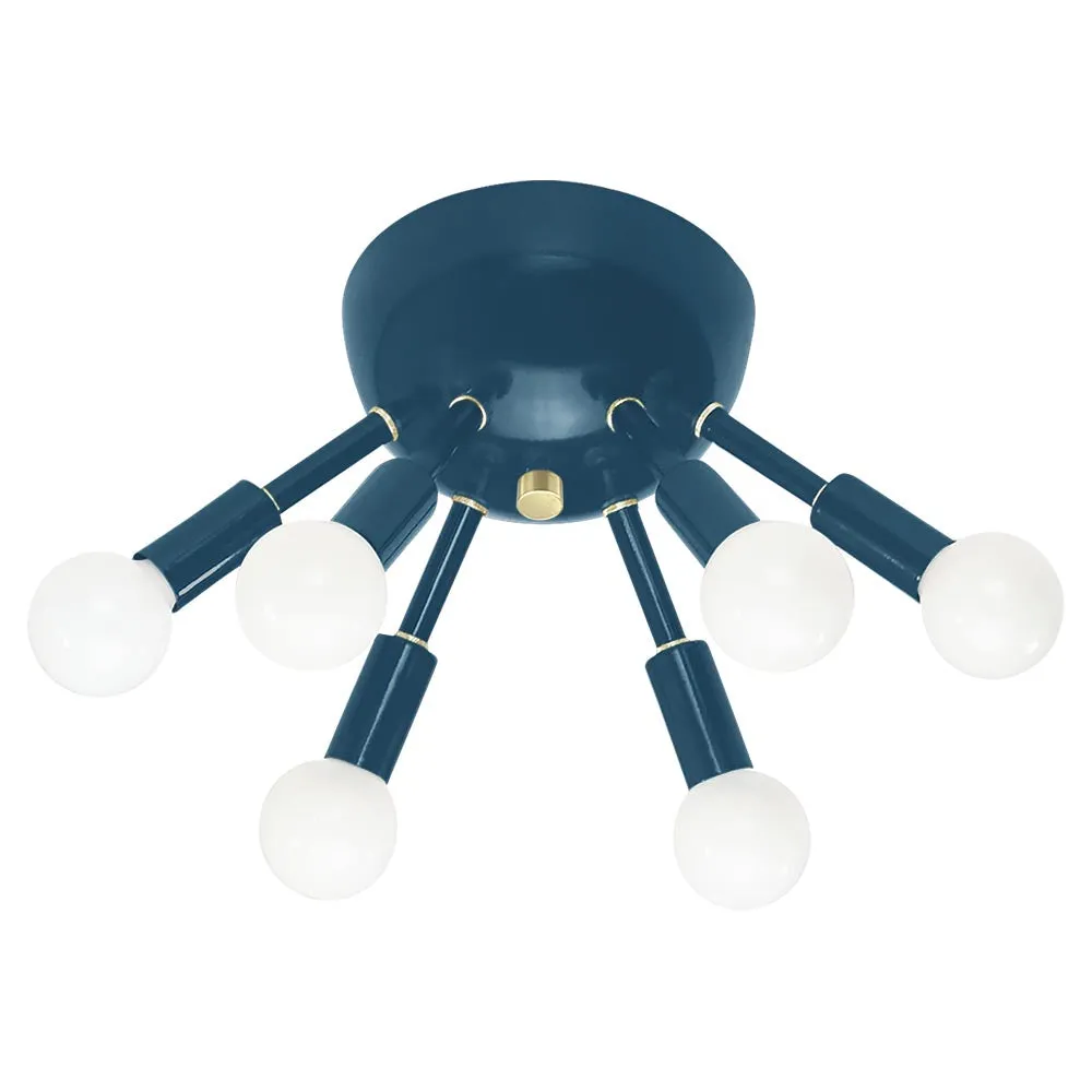 Color Sputnik Flush Mount