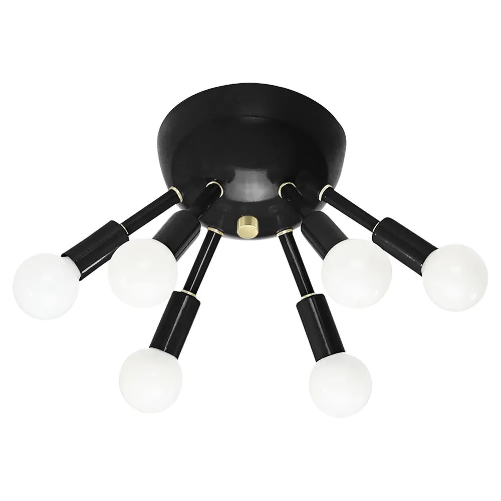 Color Sputnik Flush Mount