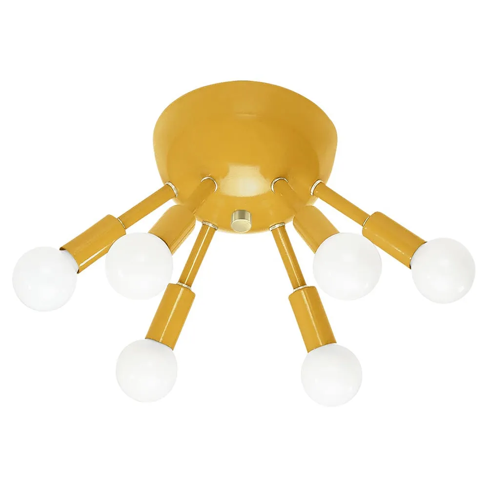 Color Sputnik Flush Mount