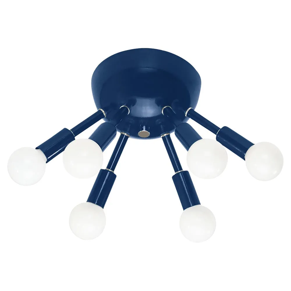 Color Sputnik Flush Mount