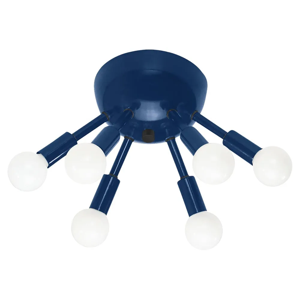 Color Sputnik Flush Mount