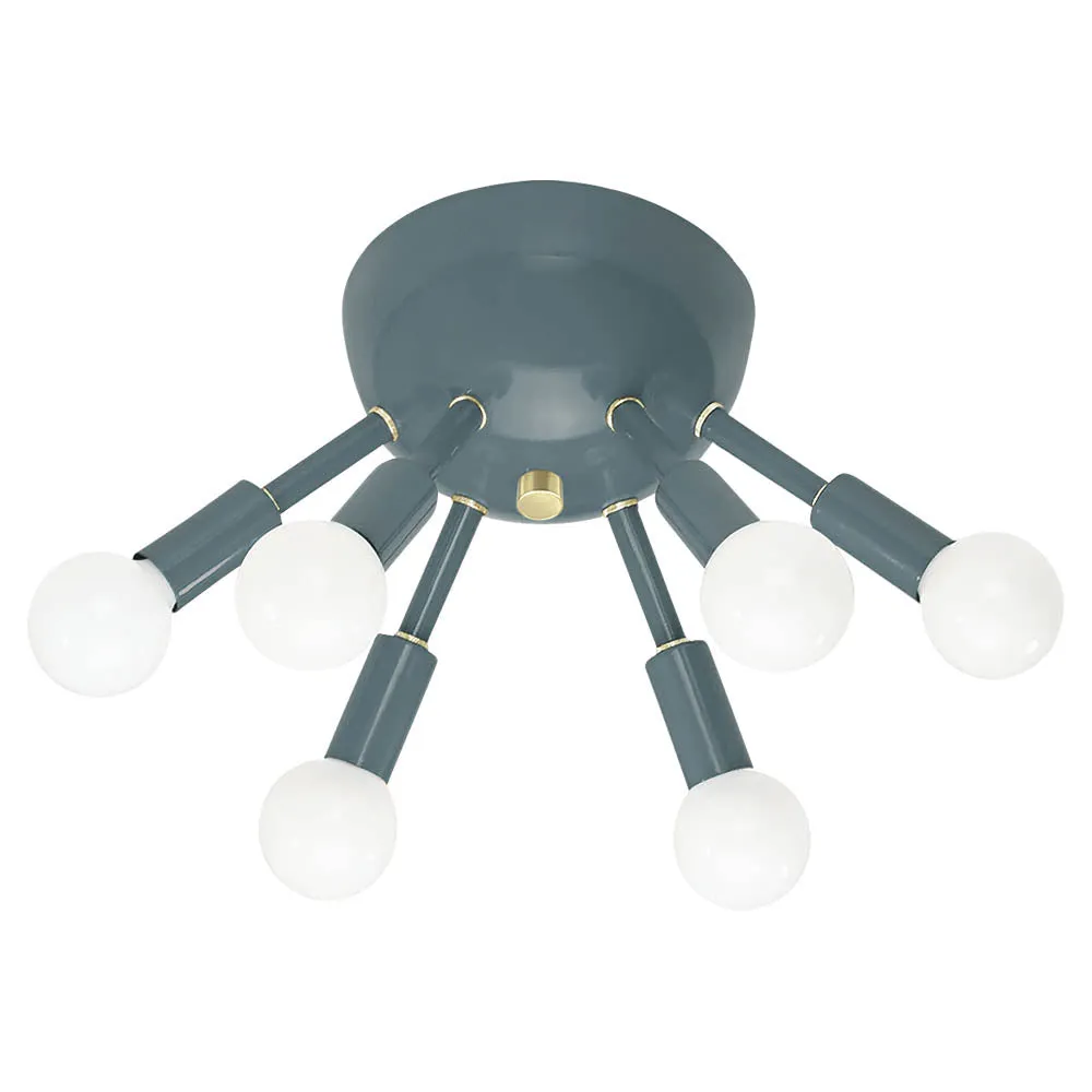 Color Sputnik Flush Mount
