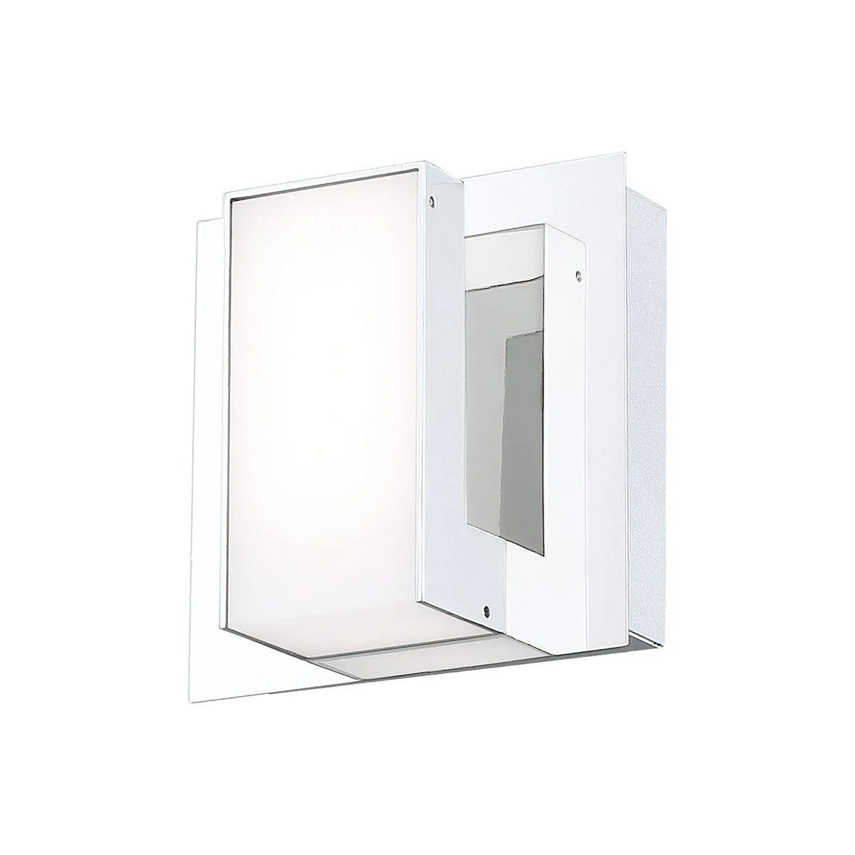 Delrosa 5 in. LED Wall Light Chrome Finish