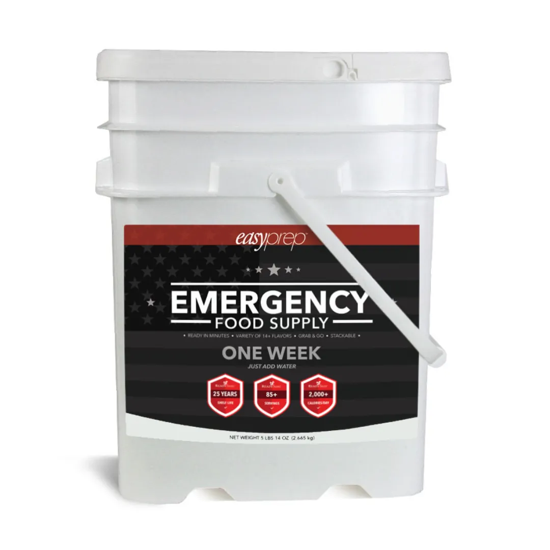 EasyPrep Emergency Food Supply Bucket - One Week