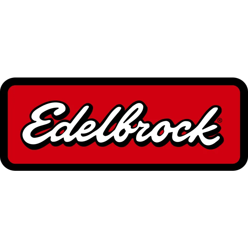 Edelbrock Pro-Flo Air Filter Element Conical 6" Base 4-3/4" Top Diameter - 10-1/2" Tall - Chrome/Blue