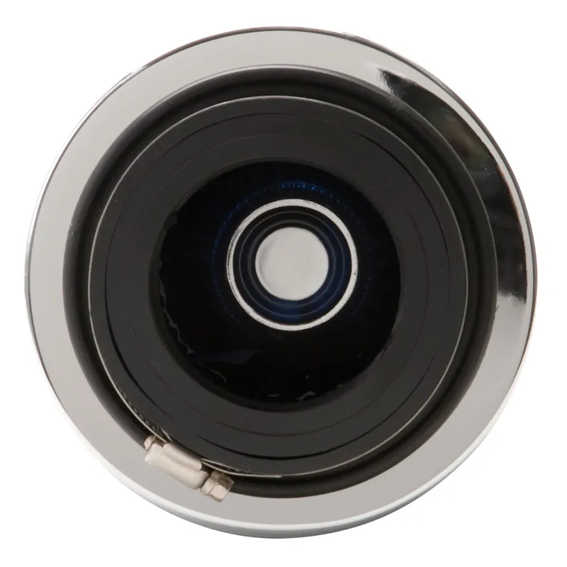 Edelbrock Pro-Flo Air Filter Element Conical 6" Base 4-3/4" Top Diameter - 10-1/2" Tall - Chrome/Blue