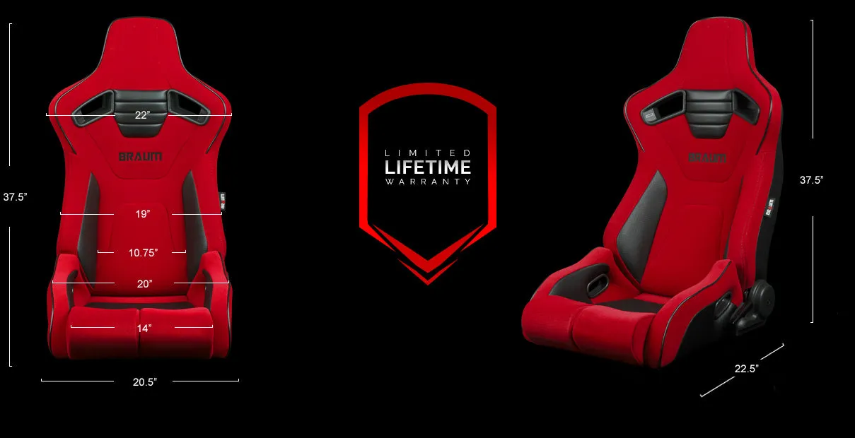 ELITE-R Series Sport Reclinable Seats - Priced Per Pair