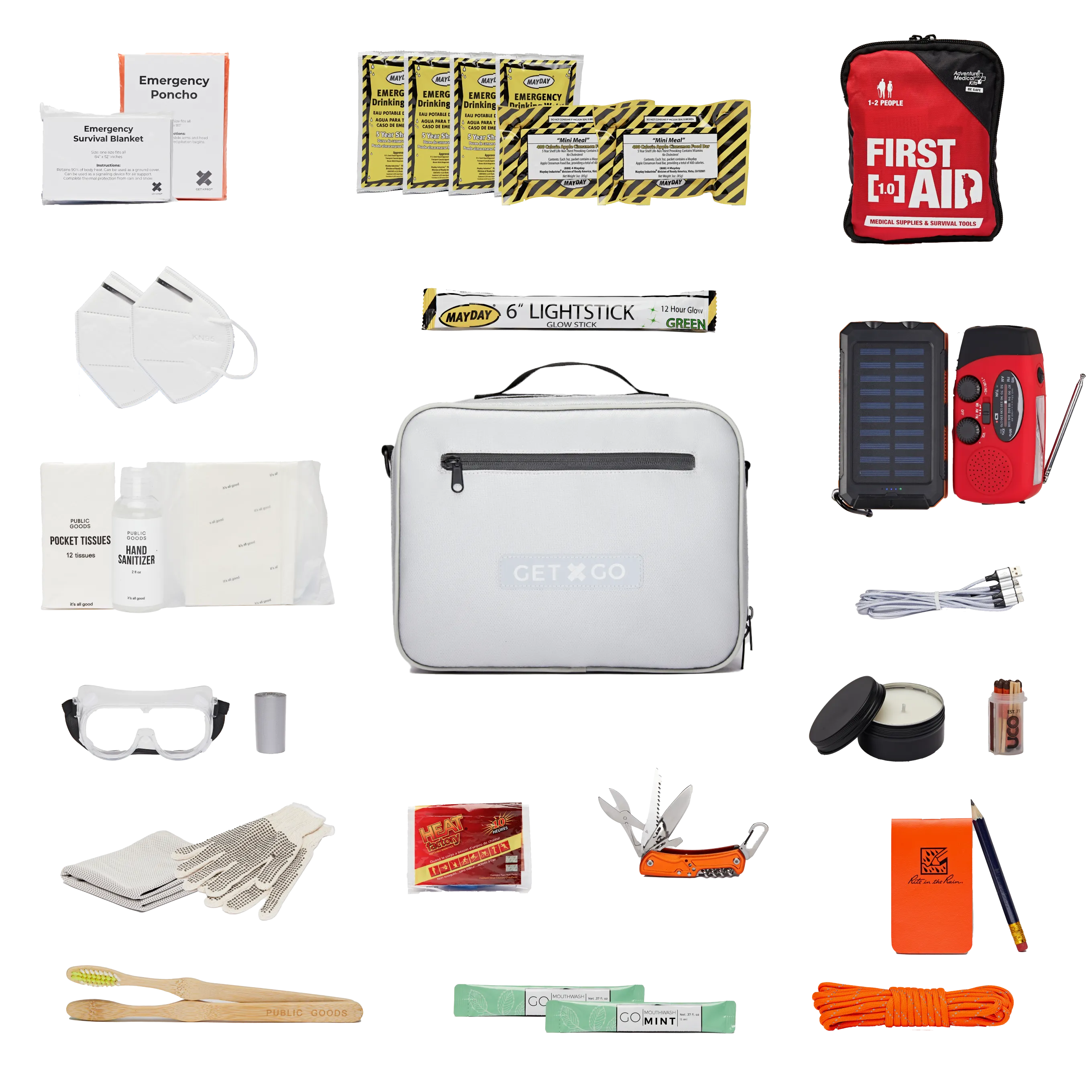 Fireproof/Waterproof Emergency Kits