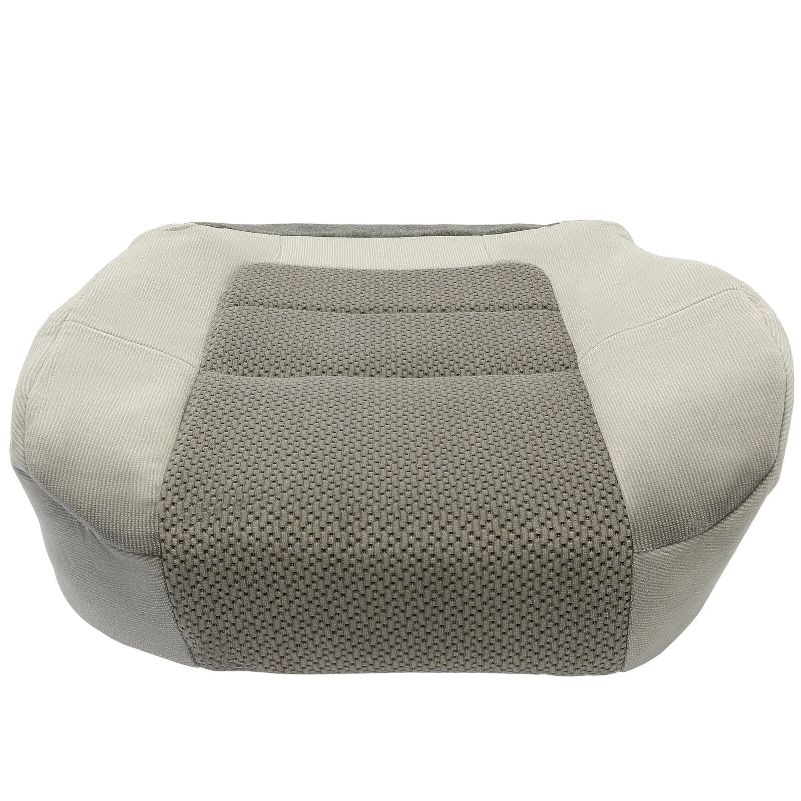 For 2001-2003 Ford F150 XLT Driver Bottom Cloth Seat Cover Light Gray