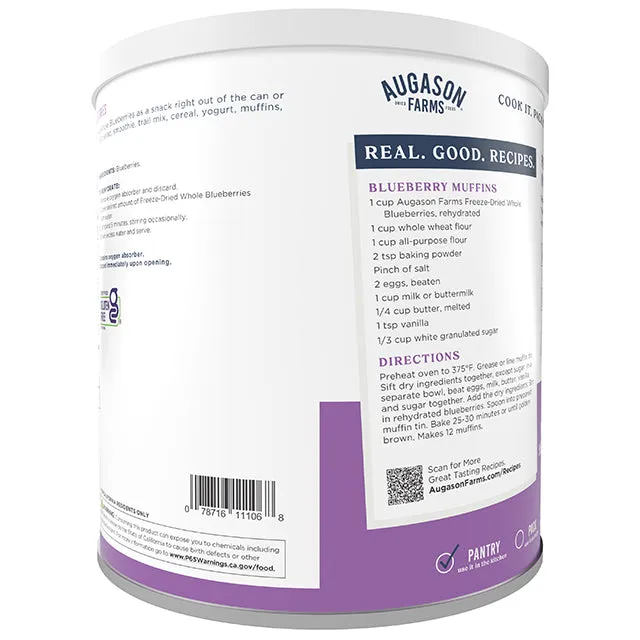 Freeze Dried Whole Blueberries