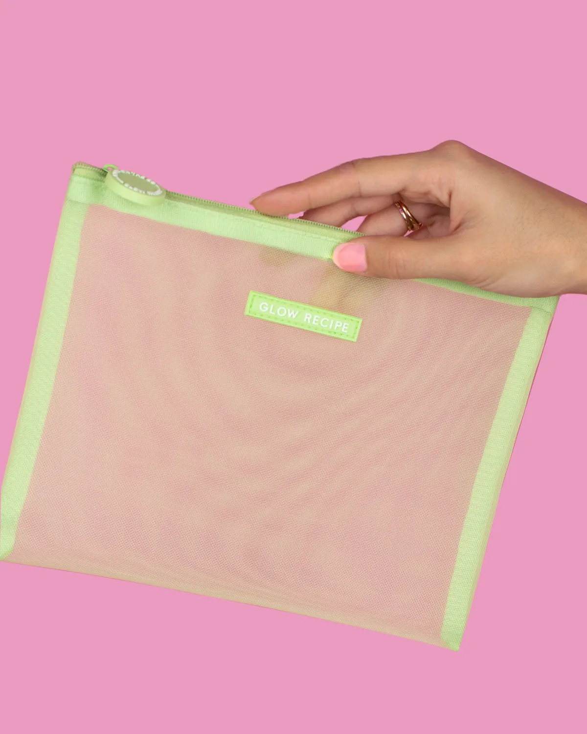 Glow on the Go Zip Bag - Green