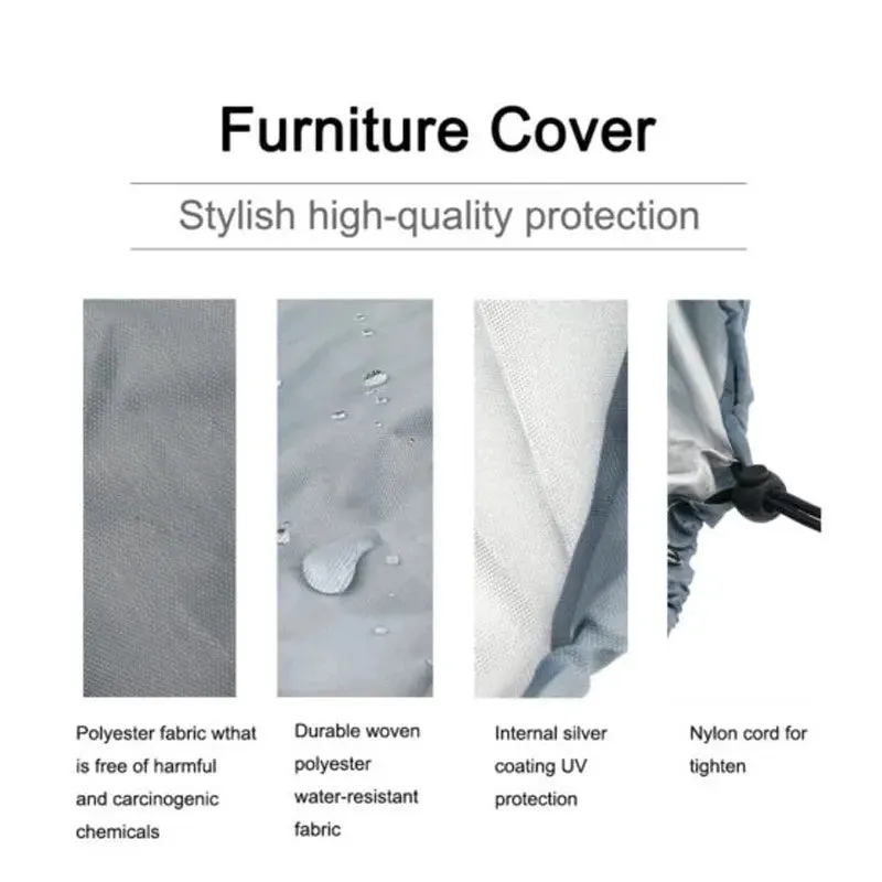 Grey Covers Patio Furniture