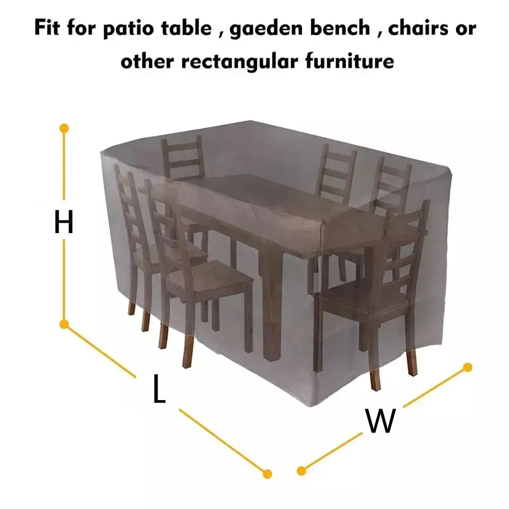 Grey Covers Patio Furniture