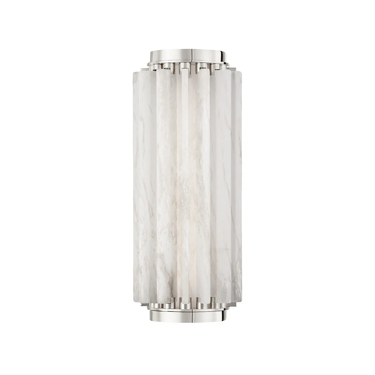 Hillside 14 in. LED Wall Light Polished Nickel finish