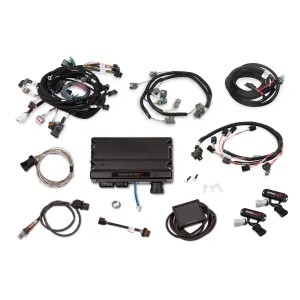 Holley EFI Terminator X Engine Control Module - 3.5 in Touchscreen - Wiring Harness - Ford Modular