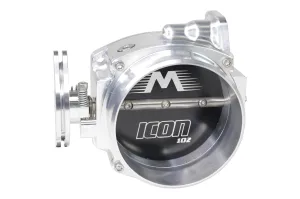 ICON 102/105mm Cable Drive Throttle Body (Bare Finish) w/ Interchangeable Connection