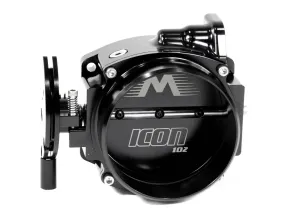 ICON 102/105mm Cable Drive Throttle Body (Black) w/ Interchangeable Connection
