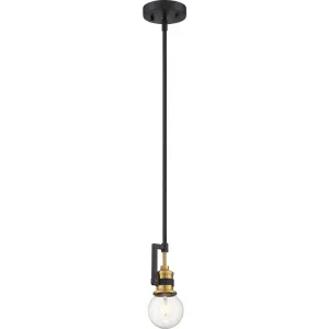 Intention 3 in. Pendant Light Black Finish