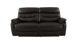 James 3 Seater Leather Sofa