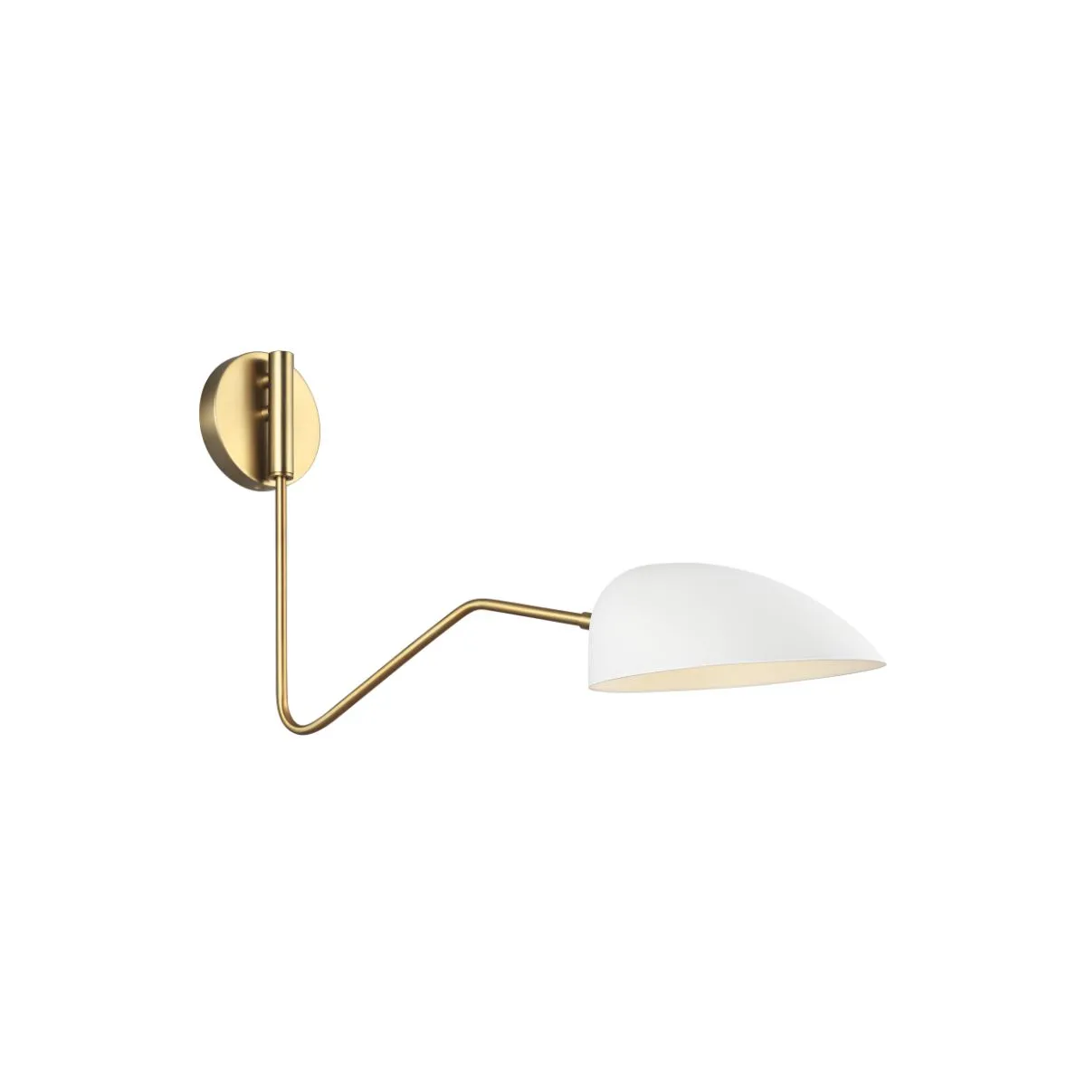 Jane 24 in. Armed Sconce White Finish