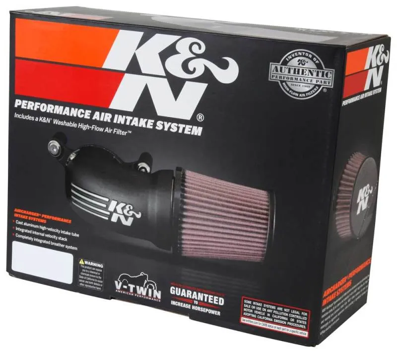 K&N 01-17 Harley Davidson Softail / Dyna FI Performance Air Intake System 57-1137