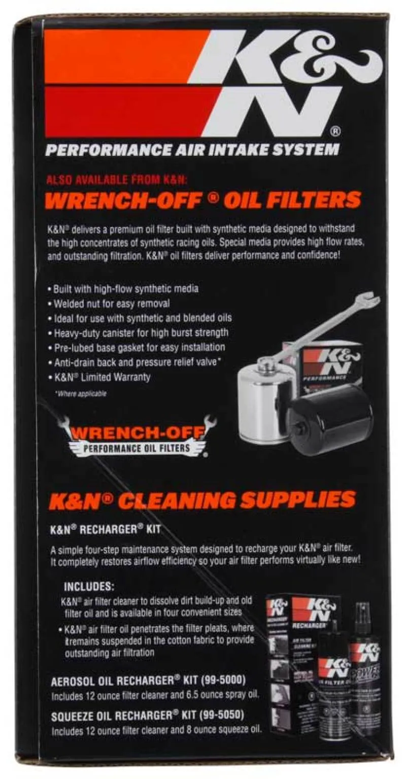 K&N 01-17 Harley Davidson Softail / Dyna FI Performance Air Intake System 57-1137