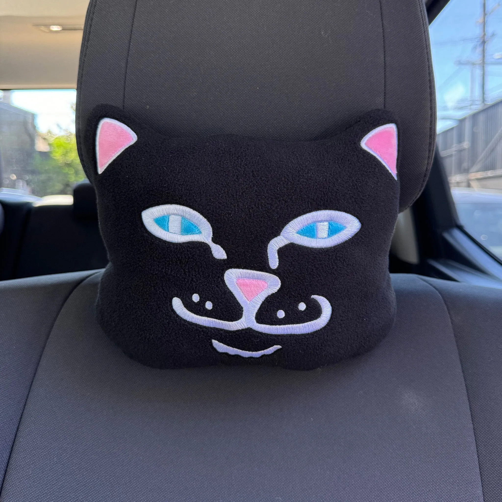 Lord Jermal Car Head Rest (Black)